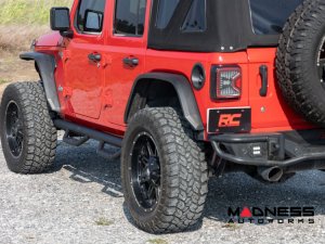 Jeep Wrangler JL Side Steps - Nerf Steps - Rough Country - 4 Door